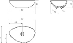 Runo Раковина мебельная Cersanit Moduo Leaf 55 – фотография-4